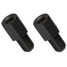 Adattatore Specchio  Specchietto Moto Scooter Custom Naked  M8 a M10 Nero