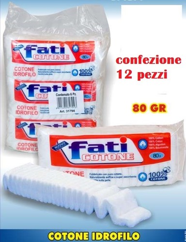 Set cotone idrofilo ovatta - cotone,