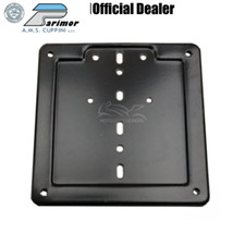 PORTA TARGA IN METALLO NERO