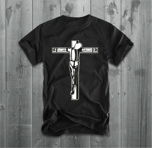 Shirt crucified skinhead - t-shirt,