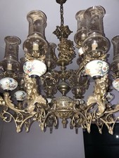 lampadario ferro battuto