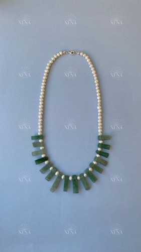 Collana perle naturali e - collana,