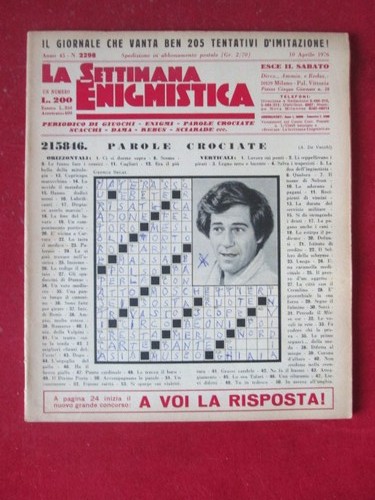 Settimana enigmistica 2298 - settimana,