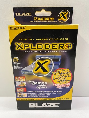 Nintendo gameboy xploder cheat - nintendo,