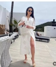 ZARA SS24 ABITO CAMICIA MIDI