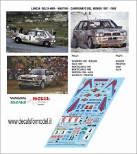DECALS 1:43 LANCIA DELTA 4WD