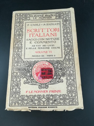 Scrittori italiani vol - vol., 6