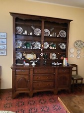 Piattaia di legno massiccio, primi del 900, stile campagna inglese