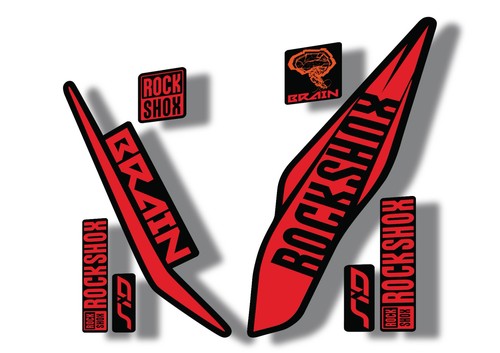 Adesivo decalcomania rock shox - decalcomania,