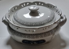 Biscottiera  Venetian Lagoon In Porcellana