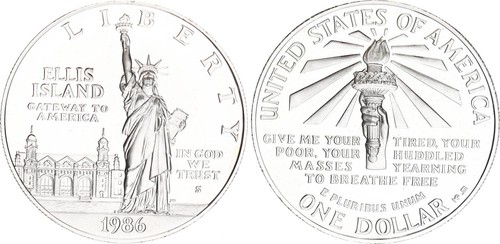 Usa dollaro argento 1986 - dollaro,