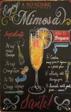 Targa mimosa cocktail drink