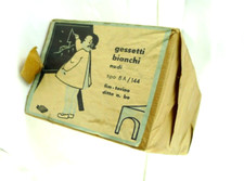 AUGUSTO BO TORINO VECCHIA MAESTRA SCUOLA VINTAGE SCATOLA CHIUSA GESSETTI LAVAGNA