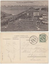 RIGI-FIRST MIT KALBAD U.D. ALPEN - SVIZZERA - SCHWEIZ - SUISSE - VIAGG. -9505-