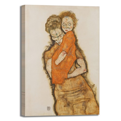 Schiele madre figlio design - madre, e