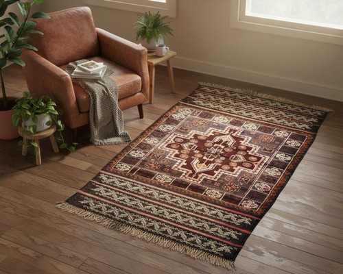 Tappeto berjesta kilim fatto - tappeto,
