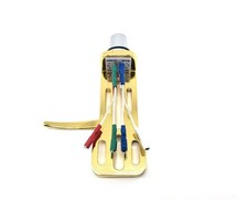 4 Cavi Headshell giradischi Thorens, shell puntina, 40 mm placcati argento