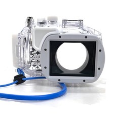 Custodia fotocamera subacquea impermeabile marina LUMIX Panasonic DMW MCTZ30 nuova con scatola