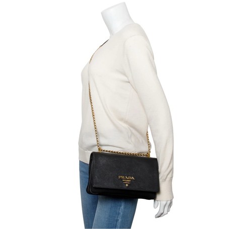 Prada portafoglio pelle - prada,