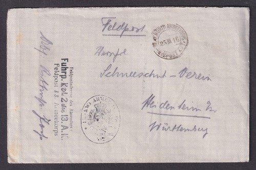Austria 1916 feldpost - 1916,