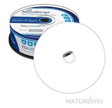 25 Mediarange Blu ray BDR DL doppio strato 50 GB 270 min stampabile 6x cakebox MR510