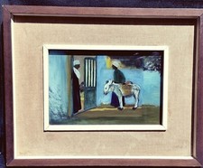 Raro dipinto antico in stile