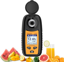 Q6 Rifrattometro Brix Digitale, Mostimetro per Vino, Rifrattometro UVA Compensaz