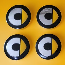 4 Pezzi Coprimozzo Adesivo Smart  Cerchi In Lega 56mm