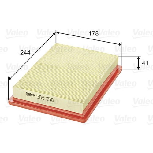 Inserto filtro aria - , valeo