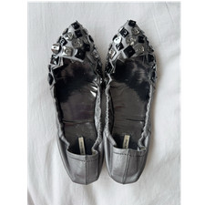 Ballerine Miu Miu in pelle con