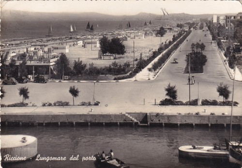 Cartolina rimini riccione - cartolina, di