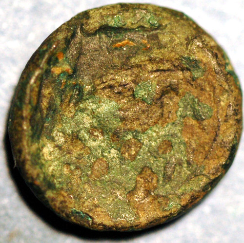 Antica moneta bronzo - moneta, in