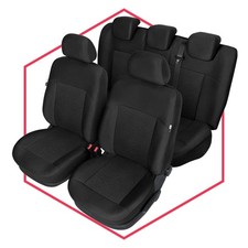 Set coprisedili auto fodere coprisedili auto nero per Fiat Grande Punto