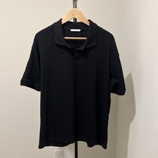Zara 100% Cotton Polo Black