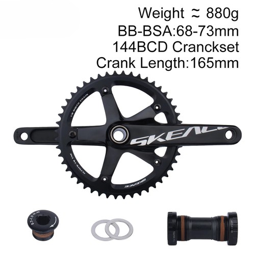 Guarnitura bicicletta 144bcd - guarnitura,