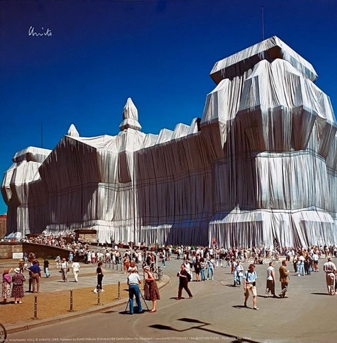 Christo wrapped reichstag - christo,