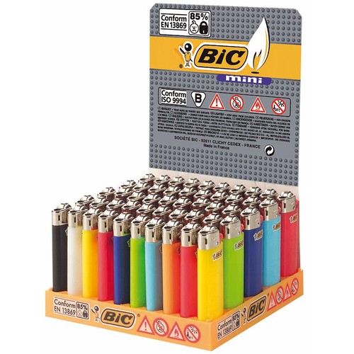 Accendini bic mini - 50,