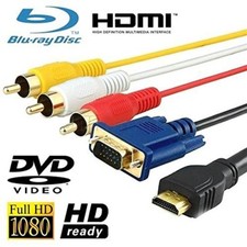 Cavo Da Hdmi A Vga 1080p + 3
