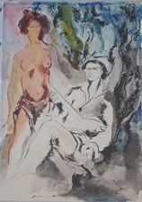 Franco murer olio - olio, tela