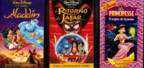 Set vhs aladdin il - aladdin,