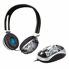 TRUST URBAN REVOLT 17629 FUTURE BREEZE CUFFIE CON MICROFONO E MOUSE ABBINATO