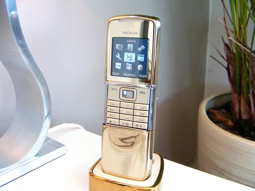 Nokia 8800 sirocco gold 18k - nokia,