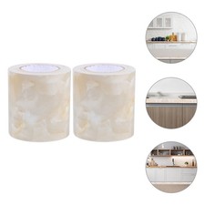  2 Rotoli Bastone su Battiscopa Marmo Controsoffitto Peeling e Bordo Autoadesivo