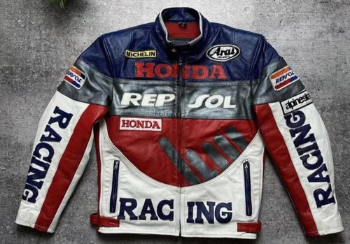 Vintage honda repsol leather - vintage,