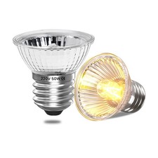 Bonlux Lampadina E27 UVA UVB 50W Lampada Riscaldante Tartarughe di terra Lampada