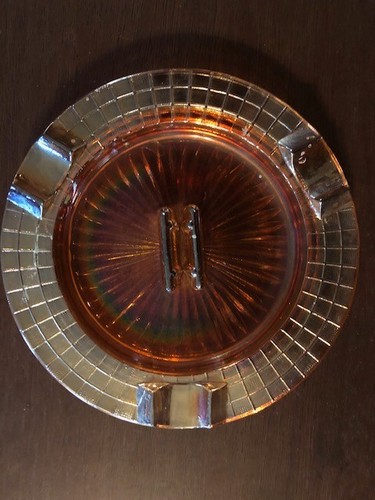 Antico portacenere vetro - in,