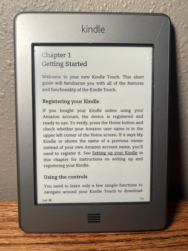 Amazon kindle touch 4th gen - amazon,