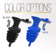 Liquor bottle pourers - pourers, pour