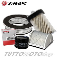 KIT 3 FILTRI ARIA + FILTRO OLIO ORIGINALE YAMAHA TMAX 500 2004 2005 2006 2007