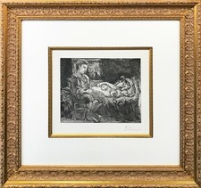 PABLO PICASSO "GARCON ET